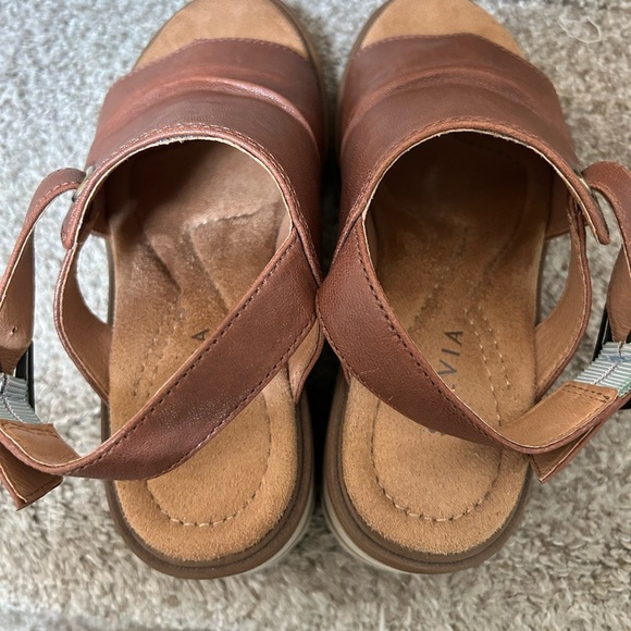 NWOT Salvia “Hope” Cuoio Sheep Leather Platform Sandals. Chunky. Comfort. Sz 36 - Picture 6 of 11